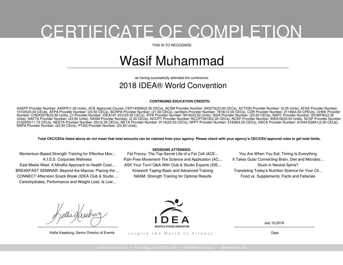 Certificate document preview